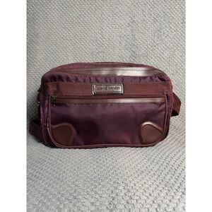 PIERRE CARDIN Burgundy Red Duffle Bag‎ Shoulder Strap VINTAGE